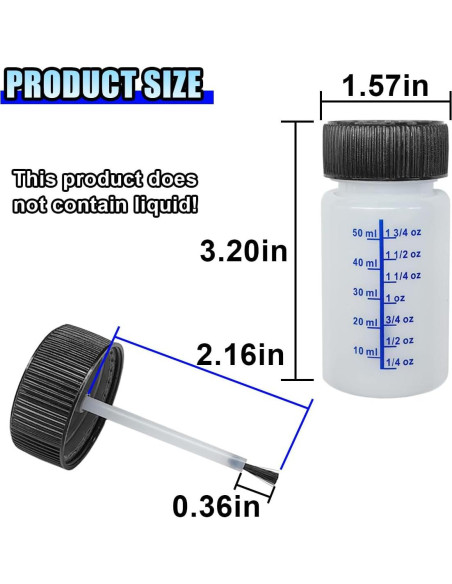 Botella de Retoque de Pintura DUSCOKE 60ml con Brocha - 3PCS