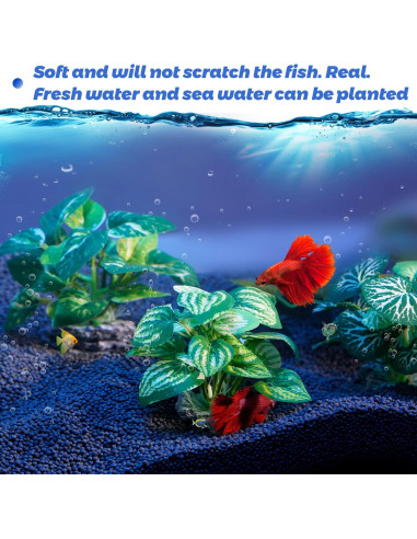 Plantas de Acuario Artificiales Ameliade 3 PCS Ecológicas