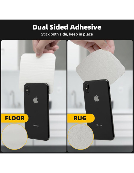 Agarradores de Alfombra SANKEMU Antideslizantes Reutilizables 8 Piezas