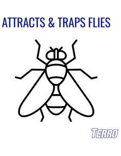 Trampa Adhesiva para Moscas Terro T518 - 8 Cuentas 2