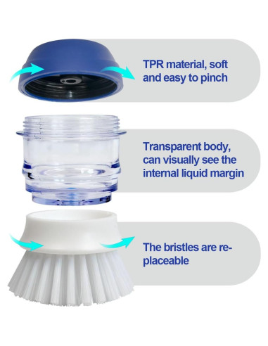 Estropajo para Platos CELOX con Dispensador de Jabón 108g