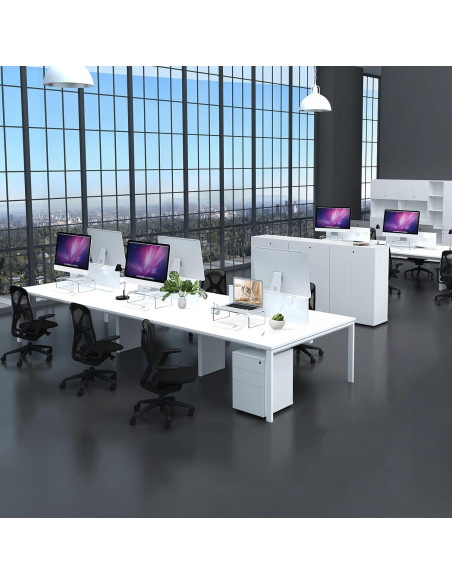 Soporte de Monitor Acrílico KMANDLU 40.64x22.86 cm Ergonómico