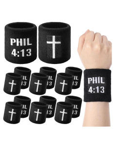 Misdary 6 Pares Pulseras Deportivas Cruzadas Unisex