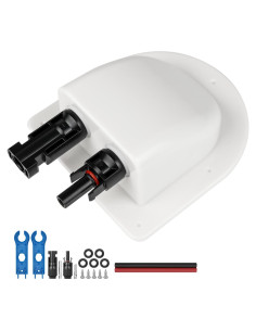 Entrante de Cable Solar Pjerjzn 0.3m Doble Entrada UV Resistente