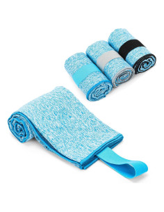 Paquete de 3 Toallas de Gimnasio KISS QUEEN Microfibra 78x39 cm