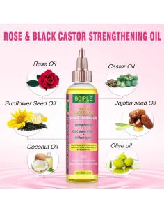 Kit de Estilizado Goiple 7pcs: Cera de Control de Bordes y Aceite 2