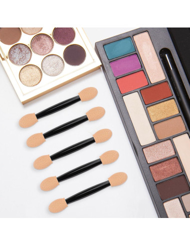 1000 Aplicadores de Sombra de Ojos Desechables Tbestmax - Negro