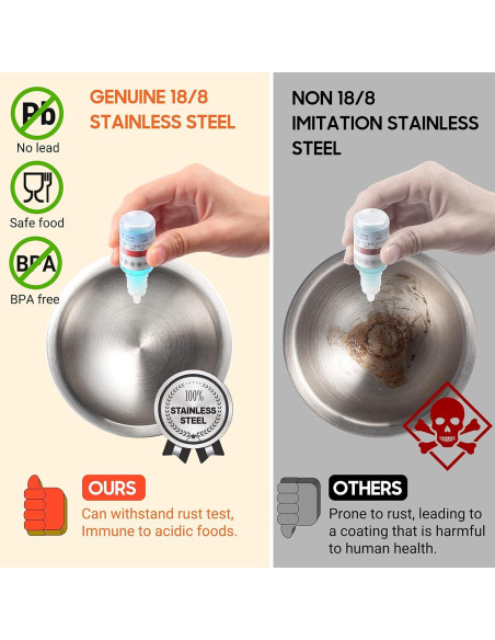 Mortero y Maja de Acero Inoxidable Tera 350ml - Sin Desorden