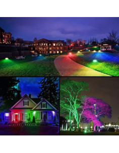 Luz de Inundación LED MELPO 30W RGBW 3000LM IP66 2