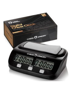 Reloj Digital de Ajedrez Chess Armory - Temporizador Portátil