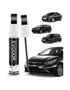 Pintura de Retoque EVOOOR Aurora Perla Negra 11.8 ml 2 en 1