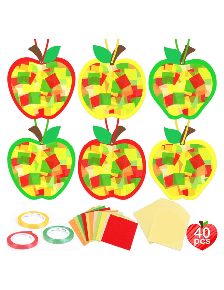 Kit de Manualidades Renbuzhu 40PCS en Forma de Manzana