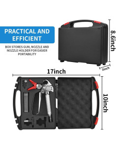 Kit Pistola Pulverización Sin Aire GROGR DSF 1,02 kg 3600 PSI 2