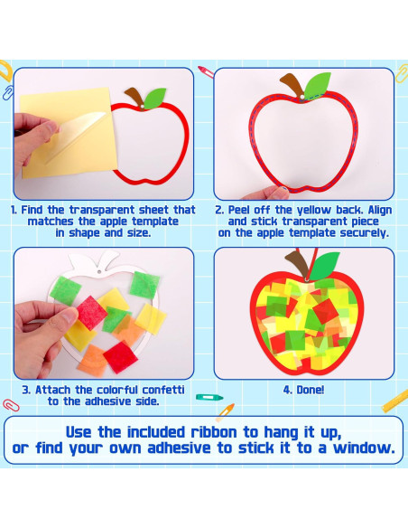 Kit de Manualidades Renbuzhu 40PCS en Forma de Manzana