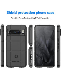 Funda Bumper Google Pixel 8 Pro Resistente Grado Militar Negro 2