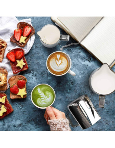 Jarra Espumadora de Leche HULISEN 200ml Acero Inoxidable