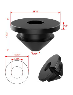Grommets de Goma BLIKA para Barandillas de Cable - 50 Piezas 2