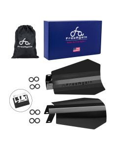 Guardamanos Sobredimensionados FreeAgain para Motocicleta - Negro