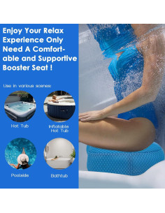 Asiento Elevador para Jacuzzi AEROiVi 5 Pulgadas Antideslizante 2