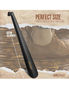 Cuerno de Zapato de Metal NINEMAX 41.91 cm para Botas 2