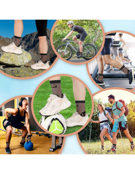 Soporte de Tobillo Vigorwise con Cobre - Férula y Compresión