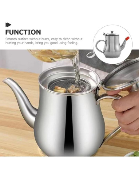 Tanque de Almacenamiento de Aceite Cabilock 300ml Acero Inoxidable