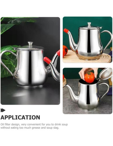 Tanque de Almacenamiento de Aceite Cabilock 300ml Acero Inoxidable