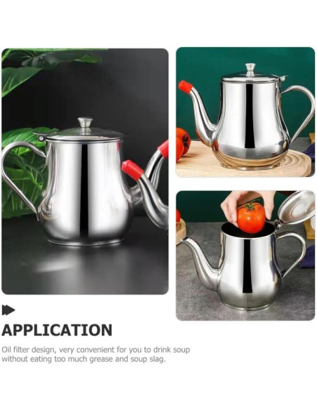 Tanque de Almacenamiento de Aceite Cabilock 300ml Acero Inoxidable