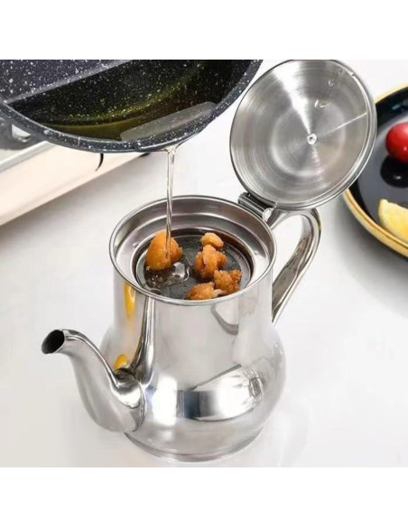 Tanque de Almacenamiento de Aceite Cabilock 300ml Acero Inoxidable