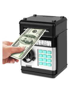 Banco Electrónico Adevena Mini ATM para Niños con Contraseña