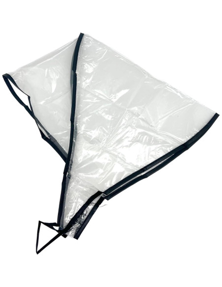 Bonete de Lluvia Donna para Mujeres con Visera Transparente