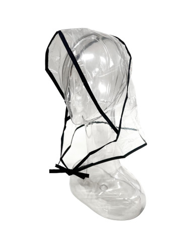 Bonete de Lluvia Donna para Mujeres con Visera Transparente