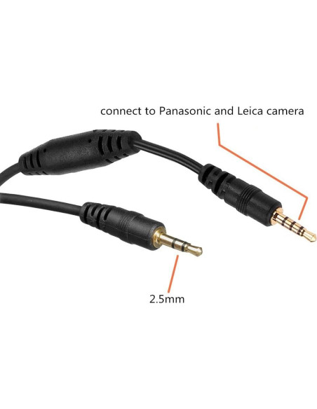 Cable de Disparador Remoto P6/L1 para Cámaras Panasonic