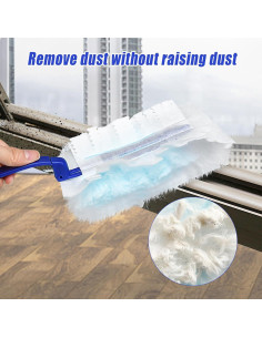 Recargas de Plumero Desechables Elesunory 100 Pcs Azul 2