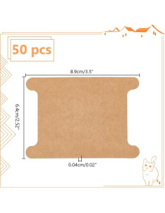 Organizador de Bobinas de Cinta PH PandaHall 50 Unidades 8.9x6.4cm 2