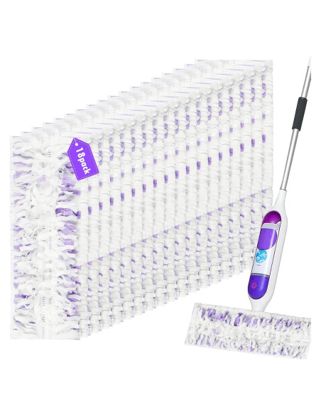 18 Paños Desechables Pure Realm para Mopa Swiffer PowerMop