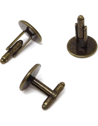 Botones de Manga Francés Honbay 10 Piezas Latón 16mm