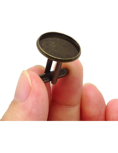 Botones de Manga Francés Honbay 10 Piezas Latón 16mm