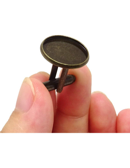 Botones de Manga Francés Honbay 10 Piezas Latón 16mm