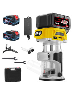 Router Inalámbrico Aslsouti 21V con 2 Baterías 3000mAh 800W