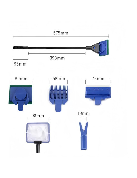 Juego de Limpieza 5 en 1 para Acuarios SIHIMESOLFVE