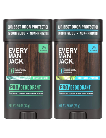 Desodorante Pro Every Man Jack 74.9 g - Coco y Vainilla - 48 Horas