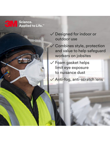 Gafas de Seguridad 3M Virtua CCS y Sport CCS, Anti-Niebla