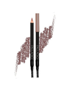 Lápiz y Cepillo para Cejas Palladio Castaño 1 Cuenta