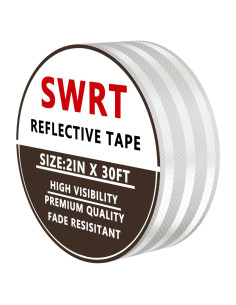 Cinta Reflectante SWRT 5.08 cm x 9.14 m Impermeable DOT-C2