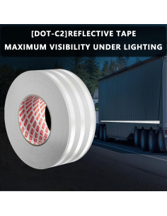 Cinta Reflectante SWRT 5.08 cm x 9.14 m Impermeable DOT-C2 2