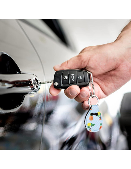 10 Llavero Monedero Neopreno Colorido para Mujeres