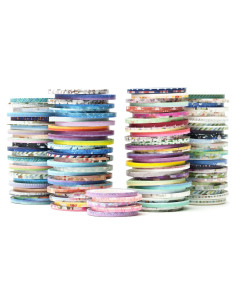 Conjunto de Cinta Washi YUBX 80 Rollos Patrones Impresos 100g