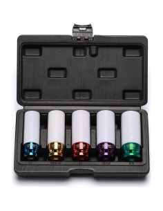 Juego de Enchufes de Impacto MIXPOWER 5 Piezas 1/2" CR-MO 2