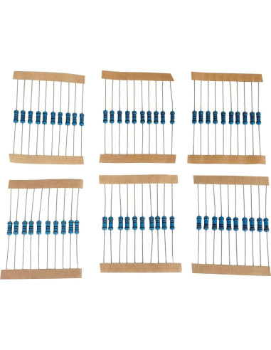 Kit de Resistores de Película Metálica MOKMMKIT 1500 Piezas 1/2W